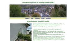 Desktop Screenshot of ferienwohnung-kaiser.de